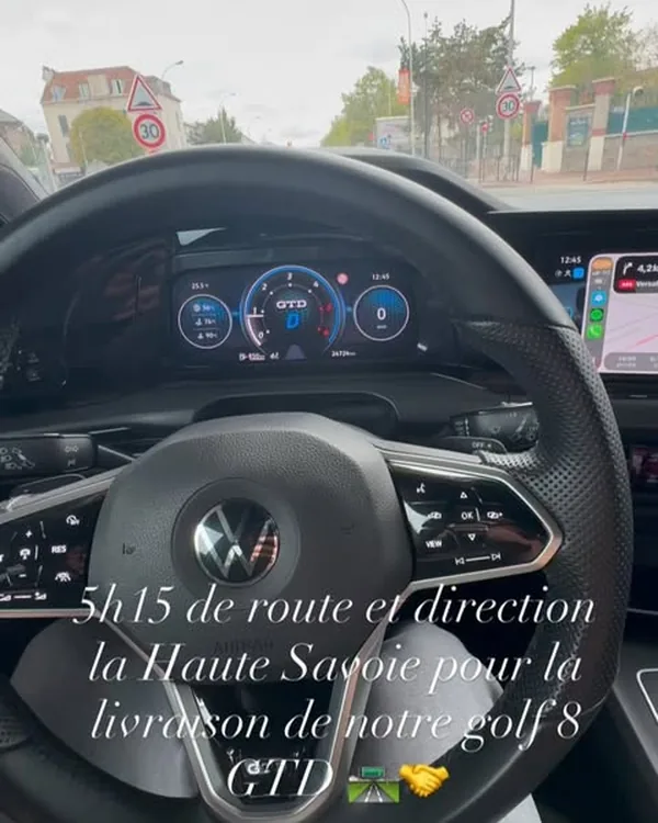 Livraison d'une Golf 8 GTD en Haute-Savoie